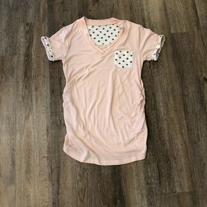 V-neck Maternity Tee